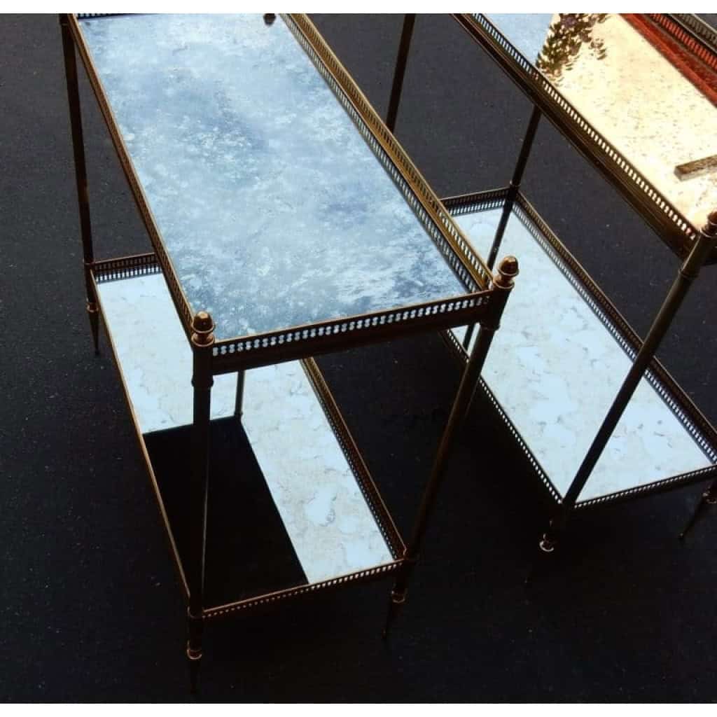1950/70′ Paire d’Étagères Maison Baguès 4