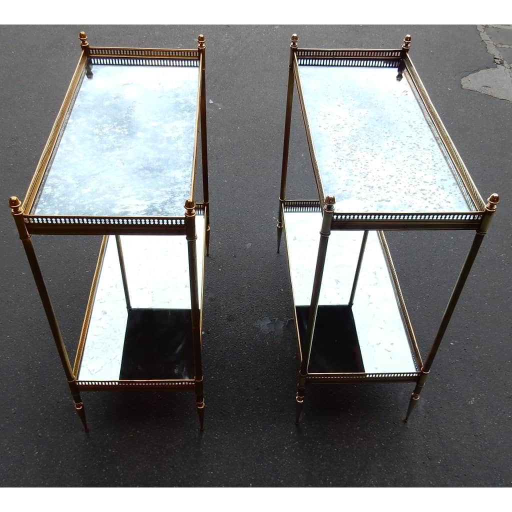 1950/70′ Paire d’Étagères Maison Baguès 5
