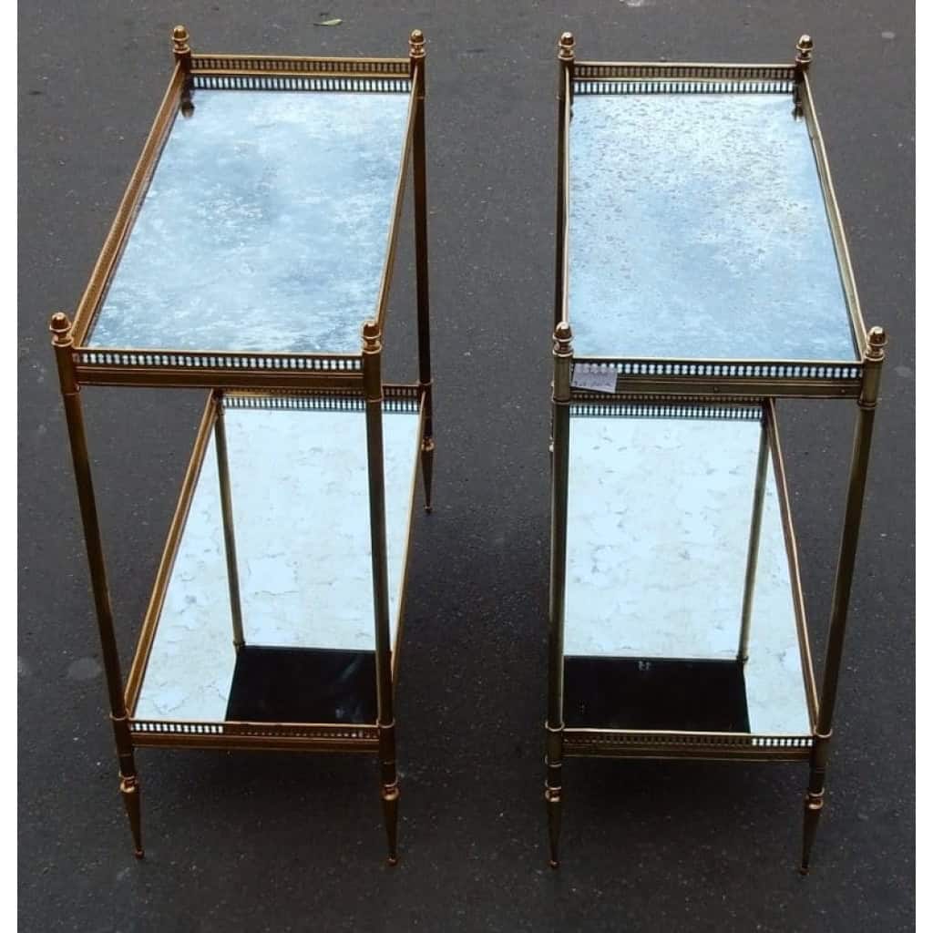 1950/70′ Paire d’Étagères Maison Baguès 8