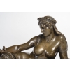 Bronze Représentant Cleopatre Allongée, Fonte De Barbedienne, époque Napoléon III | Biron Bronze Représentant Cleopatre Allongée, Fonte De Barbedienne, époque Napoléon III