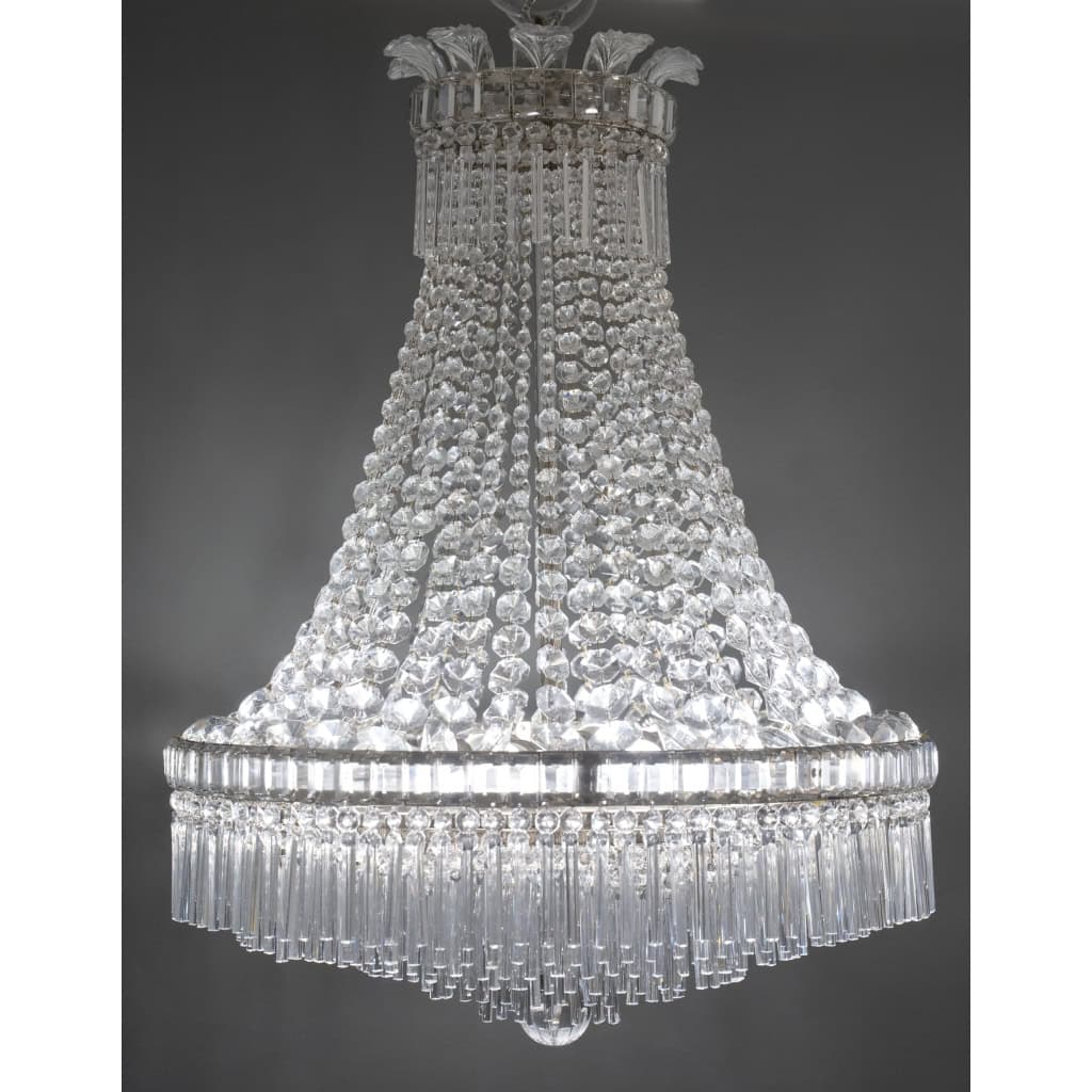 Lustre Montgolfière à Pampilles En Cristal | Biron ||||||||||||||