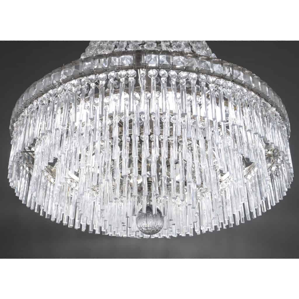 Lustre Montgolfière à Pampilles En Cristal | Biron Lustre Montgolfière à Pampilles En Cristal