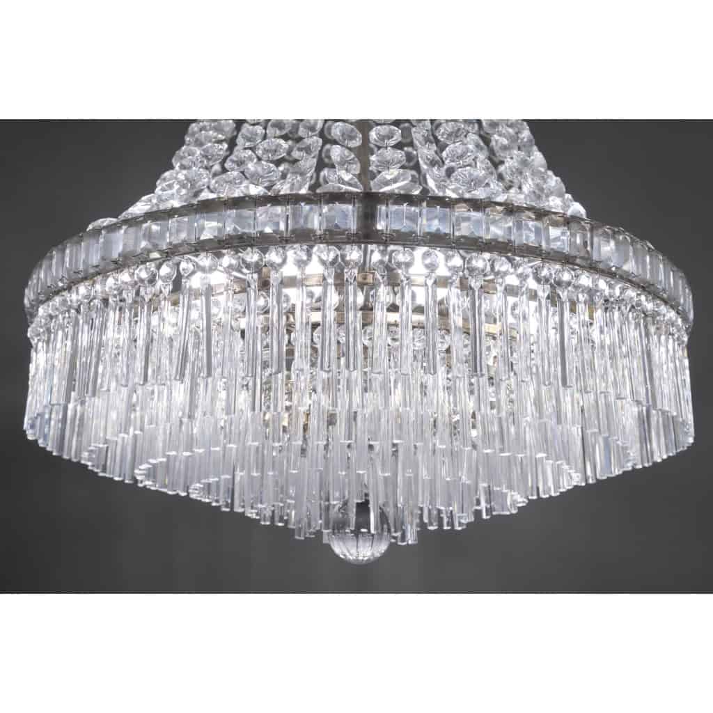 Lustre Montgolfière à Pampilles En Cristal | Biron Lustre Montgolfière à Pampilles En Cristal