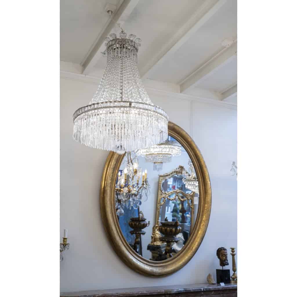 Lustre Montgolfière à Pampilles En Cristal | Biron Lustre Montgolfière à Pampilles En Cristal