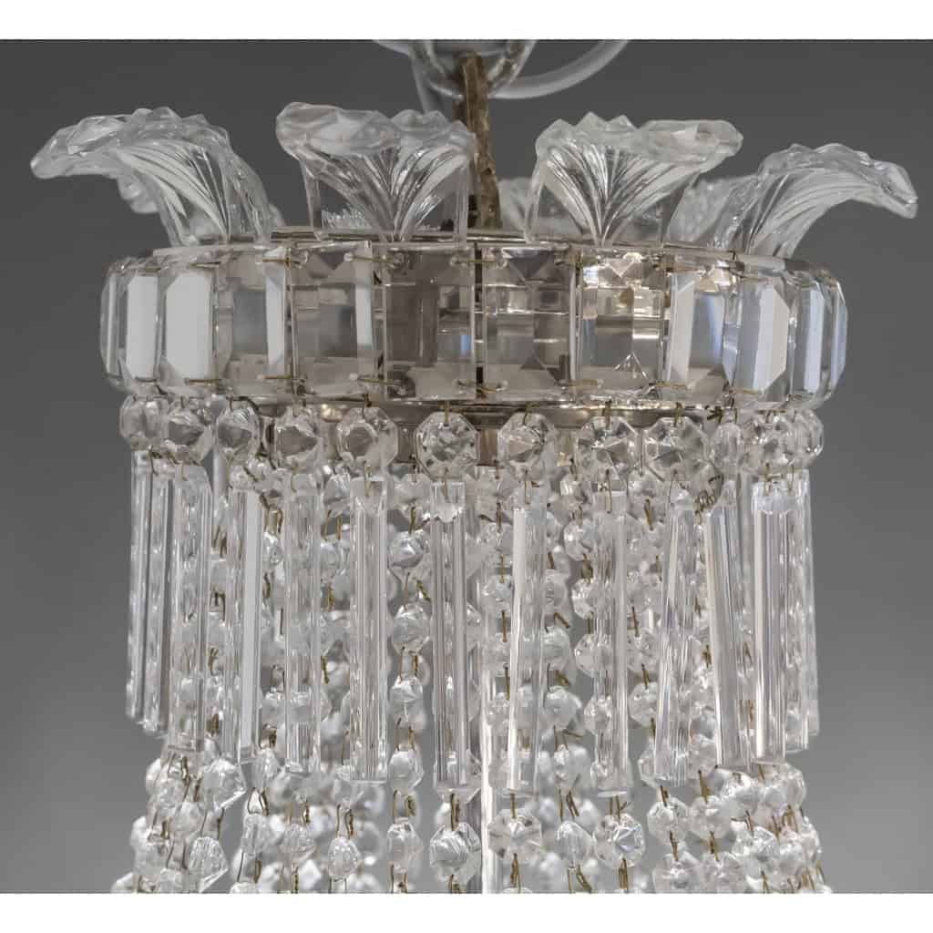 Lustre Montgolfière à Pampilles En Cristal | Biron Lustre Montgolfière à Pampilles En Cristal