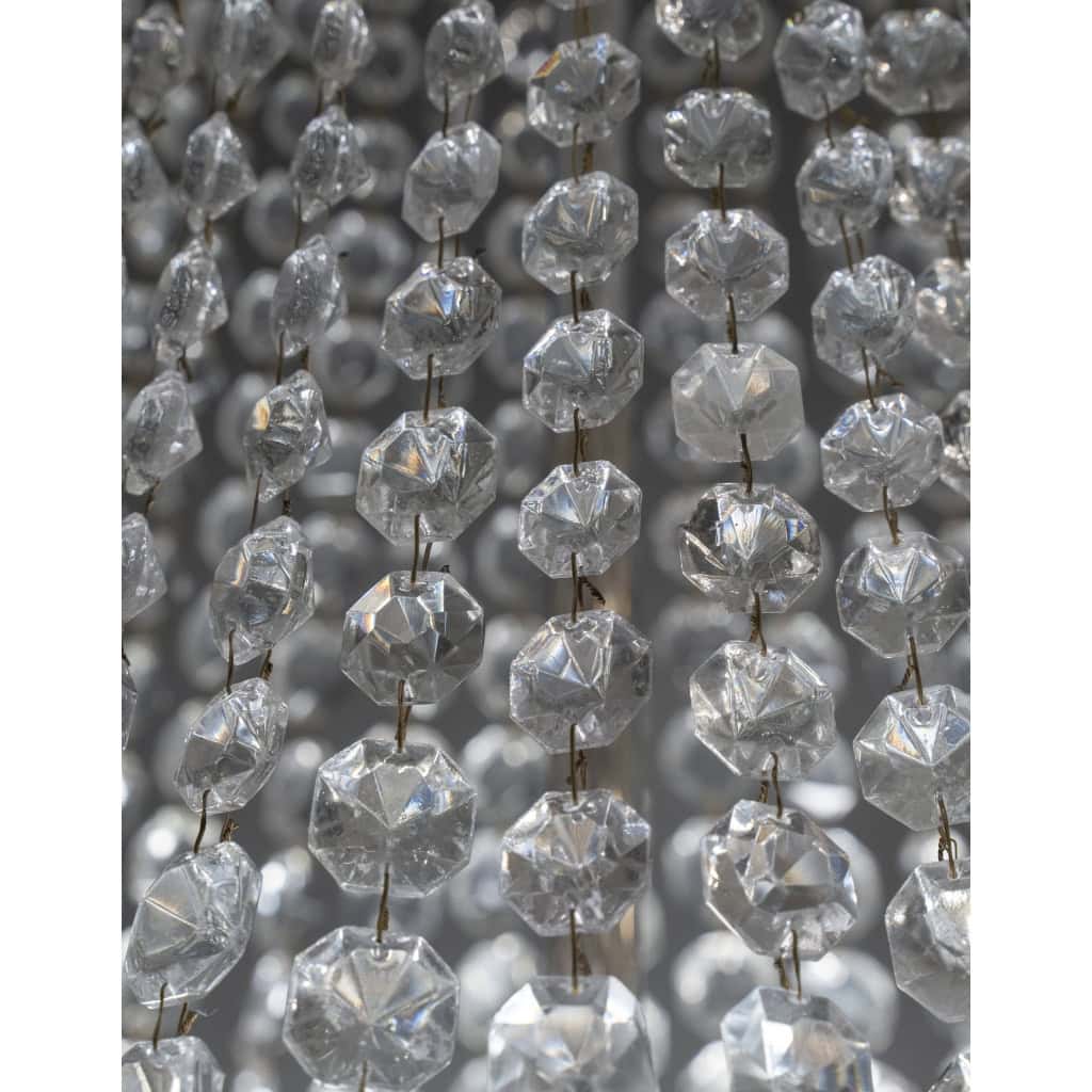 Lustre Montgolfière à Pampilles En Cristal | Biron Lustre Montgolfière à Pampilles En Cristal