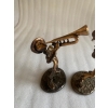 1970/80 Saxophoniste Et Trompettiste En Bronze , Sculptures Signées LOHE | Biron 1970/80 Saxophoniste Et Trompettiste En Bronze , Sculptures Signées LOHE