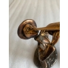 1970/80 Saxophoniste Et Trompettiste En Bronze , Sculptures Signées LOHE | Biron 1970/80 Saxophoniste Et Trompettiste En Bronze , Sculptures Signées LOHE