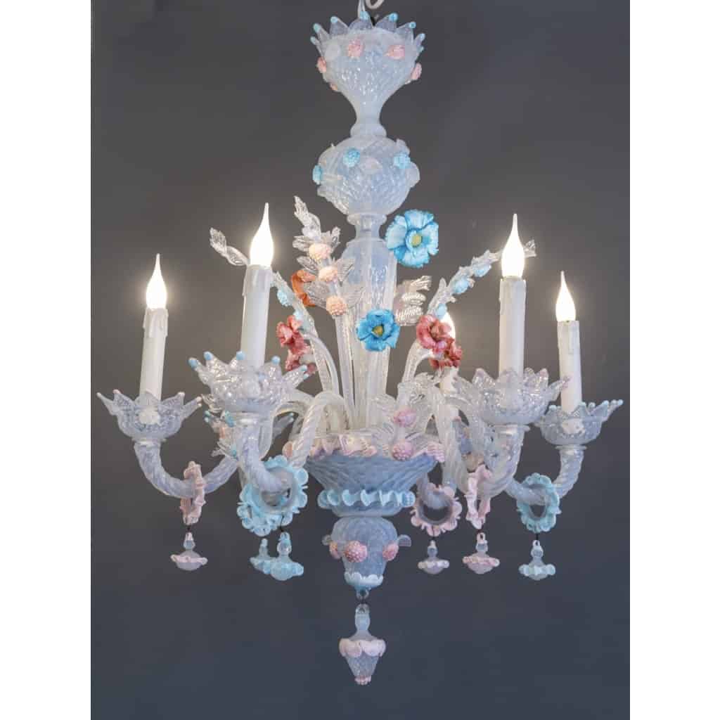 Lustre Murano du milieu du 20ème siècle | Biron |||||||||
