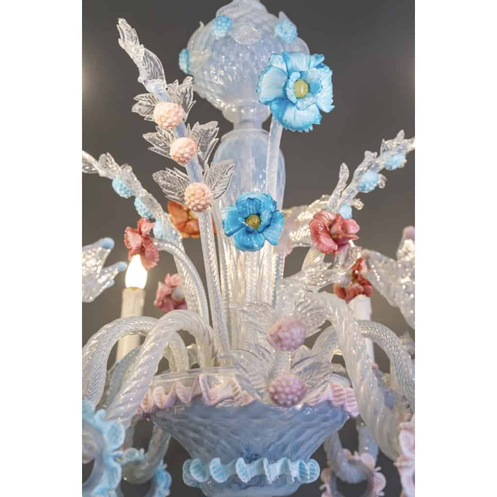 Lustre Murano du milieu du 20ème siècle | Biron Lustre Murano du milieu du 20ème siècle