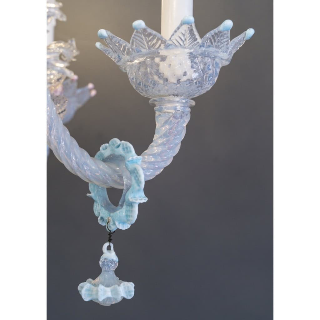 Lustre Murano du milieu du 20ème siècle | Biron Lustre Murano du milieu du 20ème siècle