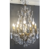 Lustre Cage, à 25 Points Lumineux De La 1ère Moitié Du 20ème Siècle | Biron |||||||||||