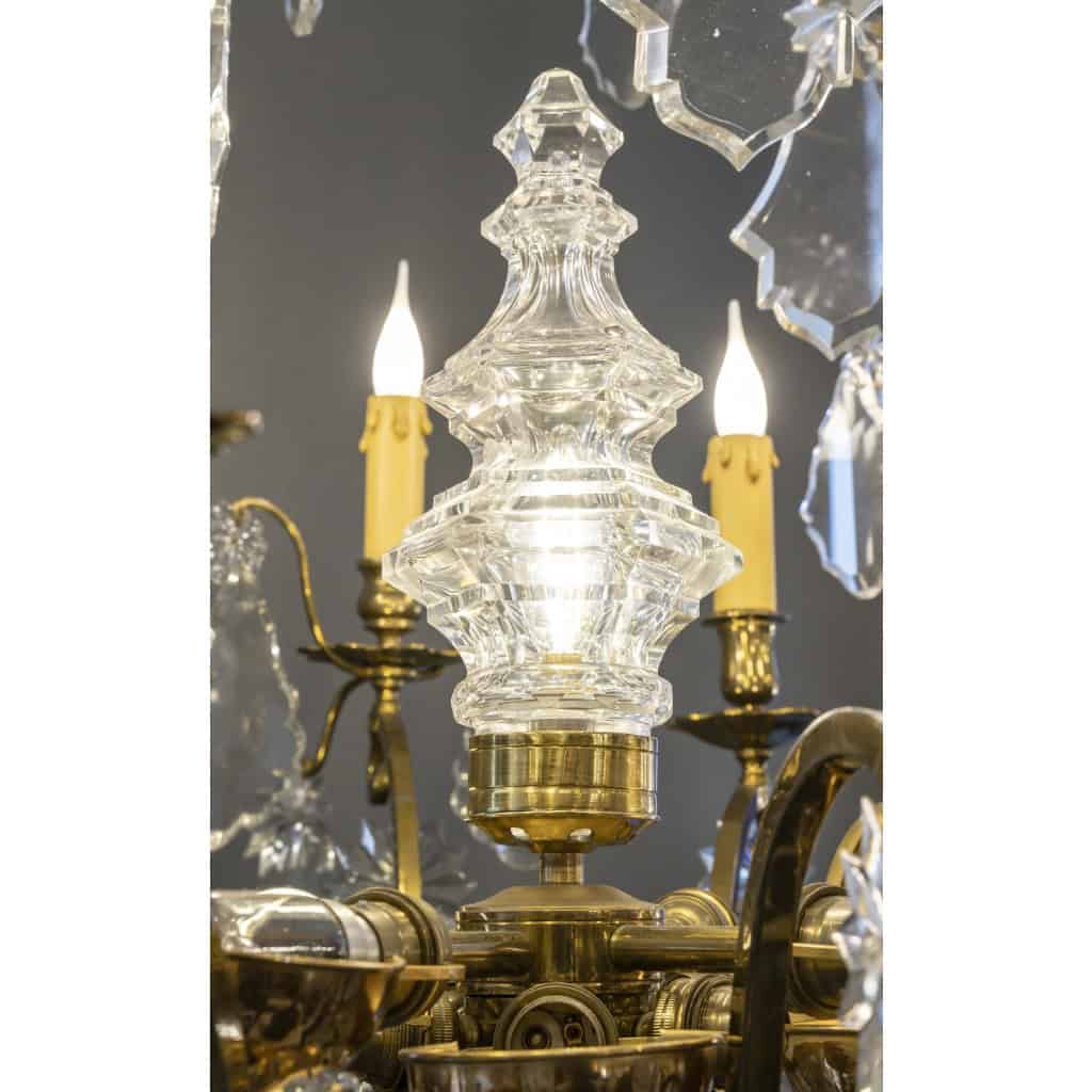 Lustre Cage, à 25 Points Lumineux De La 1ère Moitié Du 20ème Siècle | Biron Lustre Cage, à 25 Points Lumineux De La 1ère Moitié Du 20ème Siècle