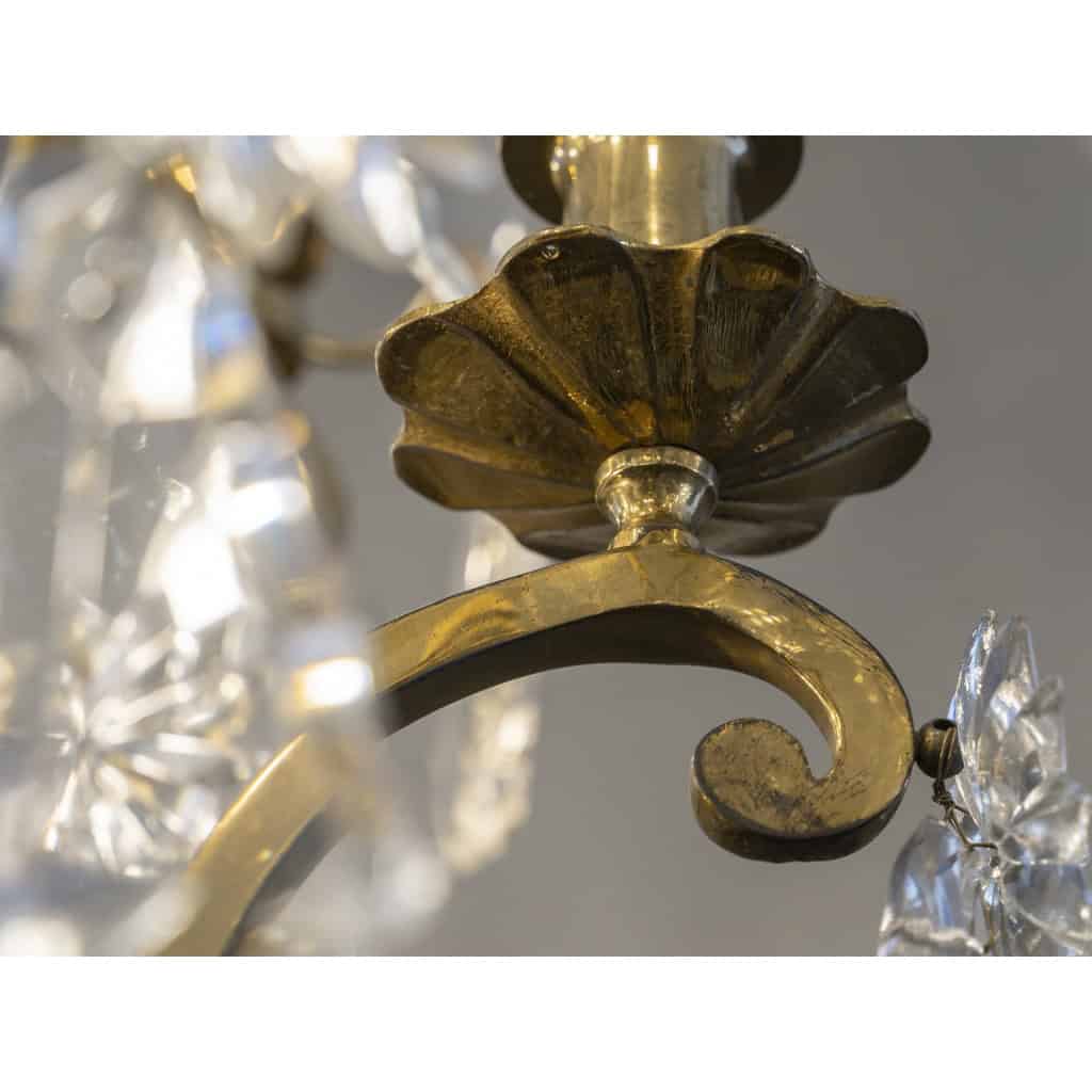 Lustre Cage, à 25 Points Lumineux De La 1ère Moitié Du 20ème Siècle | Biron Lustre Cage, à 25 Points Lumineux De La 1ère Moitié Du 20ème Siècle