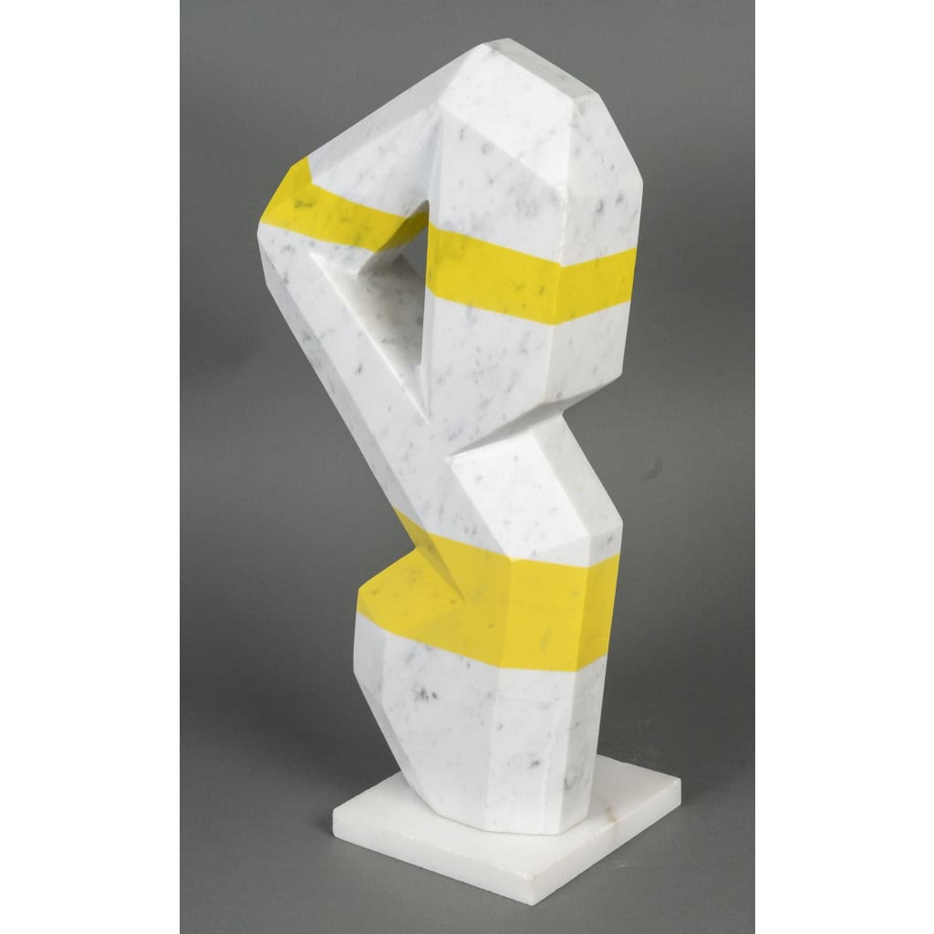 Importante sculpture en marbre par SAVY | Biron ||||||||