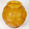 Vase « Tortue » verre butterscotch de René LALIQUE