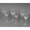 Suite de 6 flûtes à champagne « Ange de Reims » cristal blanc de LALIQUE France | Biron Suite de 6 flûtes à champagne "Ange de Reims" cristal blanc de LALIQUE France