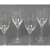 Suite de 6 flûtes à champagne « Ange de Reims » cristal blanc de LALIQUE France | Biron Suite de 6 flûtes à champagne "Ange de Reims" cristal blanc de LALIQUE France