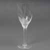 Suite de 6 flûtes à champagne « Ange de Reims » cristal blanc de LALIQUE France | Biron Suite de 6 flûtes à champagne "Ange de Reims" cristal blanc de LALIQUE France