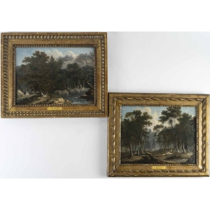 Paire de sous-Bois. Louis Philippe Crepin D’orléans 1772-1851. | Biron |||||||||||||||