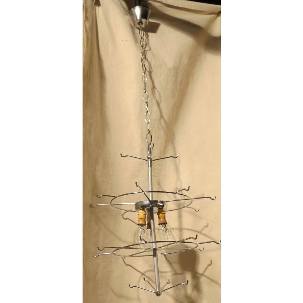 1950/70′ Lustre Vistosi 24 Cristaux Opalescent | Biron 1950/70′ Lustre Vistosi 24 Cristaux Opalescent