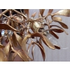 1900′ Lustre Boule de Gui en Bronze Doré Art Nouveau a 3 Lampes Diamètre 43 cm Douilles En Forme De Tulipes | Biron 1900′ Lustre Boule de Gui en Bronze Doré Art Nouveau a 3 Lampes Diamètre 43 cm Douilles En Forme De Tulipes
