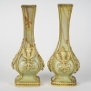 Une Paire De Petits Vases En Pâte De Verre Fin XIXè Siècle | Biron |||||||