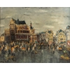 Serge Belloni (1925-2005) dit Le peintre de Paris Vue de Saint Eustache à Paris huile sur panneau vers 1960 | Biron Serge Belloni (1925-2005) dit Le peintre de Paris Vue de Saint Eustache à Paris huile sur panneau vers 1960