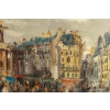 Serge Belloni (1925-2005) dit Le peintre de Paris Vue de Saint Eustache à Paris huile sur panneau vers 1960 | Biron Serge Belloni (1925-2005) dit Le peintre de Paris Vue de Saint Eustache à Paris huile sur panneau vers 1960