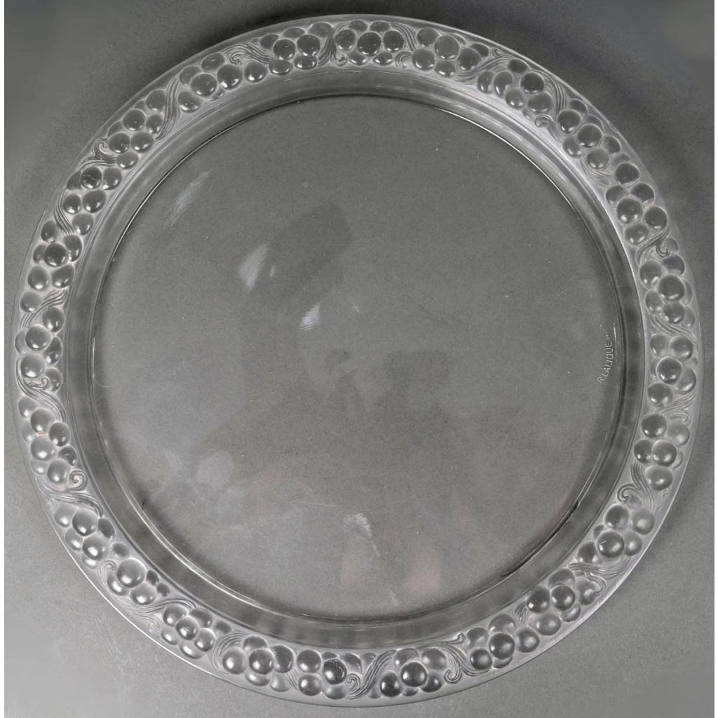 Service « Thoméry » verre blanc de René LALIQUE – 8 pièces | Biron Service "Thoméry" verre blanc de René LALIQUE - 8 pièces