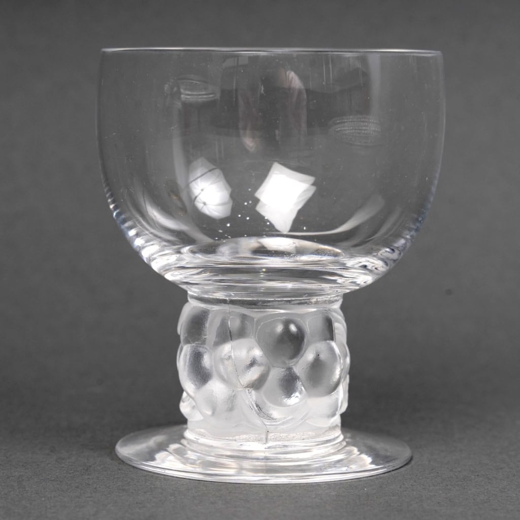 Service « Thoméry » verre blanc de René LALIQUE – 8 pièces | Biron Service "Thoméry" verre blanc de René LALIQUE - 8 pièces