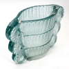 Vase « Jaffa » verre blanc patiné turquoise de René LALIQUE | Biron Vase "Jaffa" verre blanc patiné turquoise de René LALIQUE