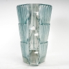 Vase « Jaffa » verre blanc patiné turquoise de René LALIQUE | Biron Vase "Jaffa" verre blanc patiné turquoise de René LALIQUE
