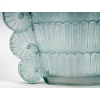 Vase « Jaffa » verre blanc patiné turquoise de René LALIQUE | Biron Vase "Jaffa" verre blanc patiné turquoise de René LALIQUE