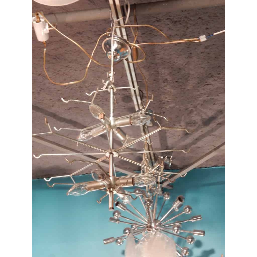 1950/70′ Lustre Vistosi 36 Cristaux Opalescents Nuance Violine | Biron 1950/70′ Lustre Vistosi 36 Cristaux Opalescents Nuance Violine