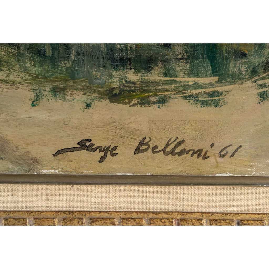 Serge Belloni (1925-2005) dit Le peintre de Paris Le Moulin de la Galette huile sur toile vers 1961 | Biron Serge Belloni (1925-2005) dit Le peintre de Paris Le Moulin de la Galette huile sur toile vers 1961