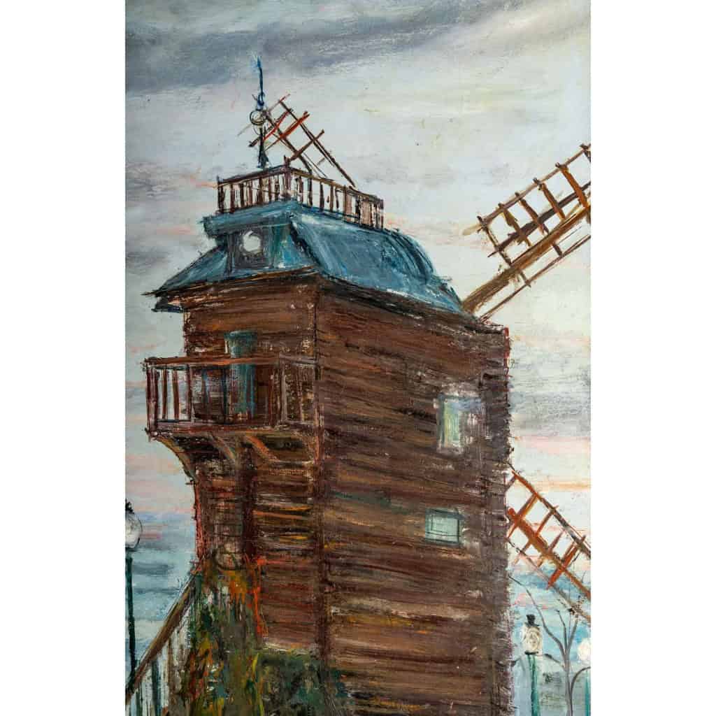 Serge Belloni (1925-2005) dit Le peintre de Paris Le Moulin de la Galette huile sur toile vers 1961 | Biron Serge Belloni (1925-2005) dit Le peintre de Paris Le Moulin de la Galette huile sur toile vers 1961