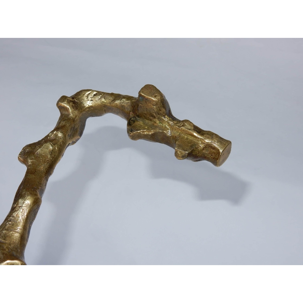 1970′ Table Basse Aux Branchages Bronze Doré DLG Agostini