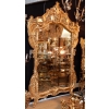 1850′ Miroir de Style Louis 15 en Bois Doré Glace Mercure 10