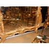1850′ Miroir de Style Louis 15 en Bois Doré Glace Mercure 16