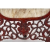 Paire de cache lumière en bois sculpté et plaque de marbre transparente, Art d’Asie, XIXème siècle. | Biron Paire de cache lumière en bois sculpté et plaque de marbre transparente, Art d’Asie, XIXème siècle.