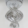 Console Double « Séville » cristal blanc de LALIQUE France | Biron Console Double "Séville" cristal blanc de LALIQUE France