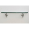 Console Double « Séville » cristal blanc de LALIQUE France | Biron Console Double "Séville" cristal blanc de LALIQUE France