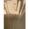 1870′ Paire de Cornets Baccarat Ou Similaires Monture Bronze, Monogramme a la Couronne 26