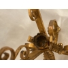 1870′ Paire de Cornets Baccarat Ou Similaires Monture Bronze, Monogramme a la Couronne 21