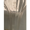 1870′ Paire de Cornets Baccarat Ou Similaires Monture Bronze, Monogramme a la Couronne 25