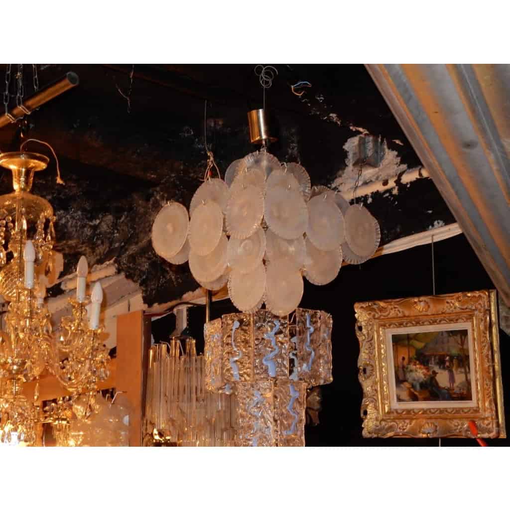 1950/70′ Lustre Vistosi 35 Cristaux Opalescents | Biron 1950/70′ Lustre Vistosi 35 Cristaux Opalescents