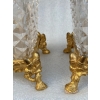 1880′ Paire De Vases Baccarat , L’ Escalier De Cristal,Période Japonisante Socle Bronze Doré Signé 15