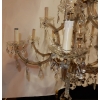 1950′ Lustre Cage En Cristal de Bohême 12 Lampes | Biron 1950′ Lustre Cage En Cristal de Bohême 12 Lampes