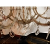 1950′ Lustre Cage En Cristal de Bohême 12 Lampes | Biron 1950′ Lustre Cage En Cristal de Bohême 12 Lampes